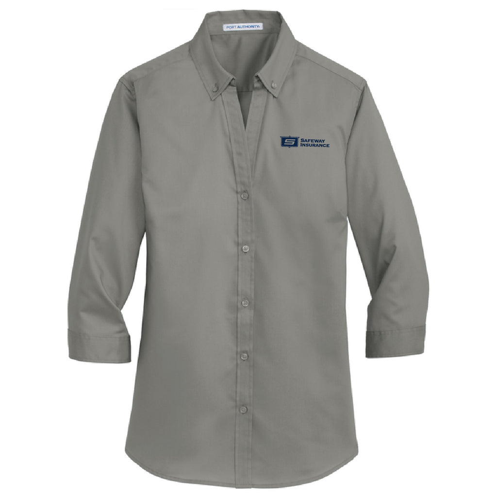 Ladies 3/4 Sleeve Super Pro Twill