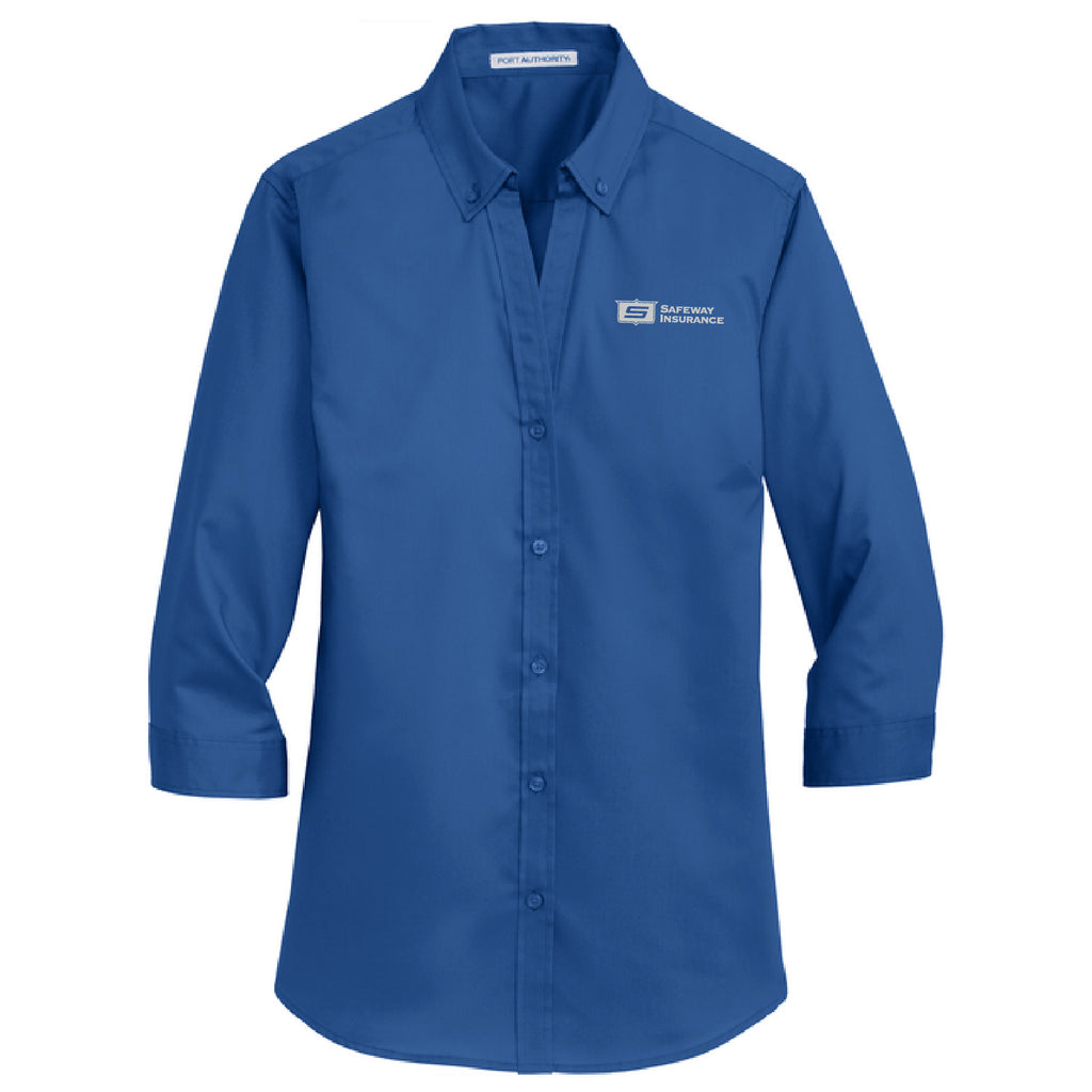 Ladies 3/4 Sleeve Super Pro Twill