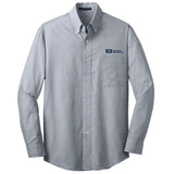Men's Crosshatch Easy Care Long Sleeve Shirt