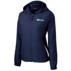 Ladies Colorblock Hooded Jacket