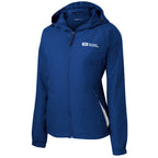 Ladies Colorblock Hooded Jacket