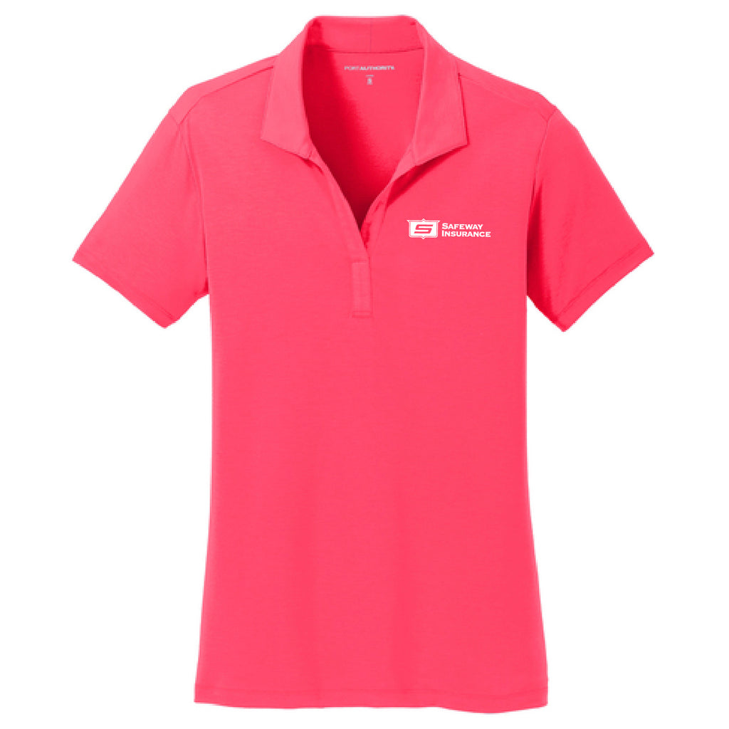 Ladies Cotton Touch Performance Polo