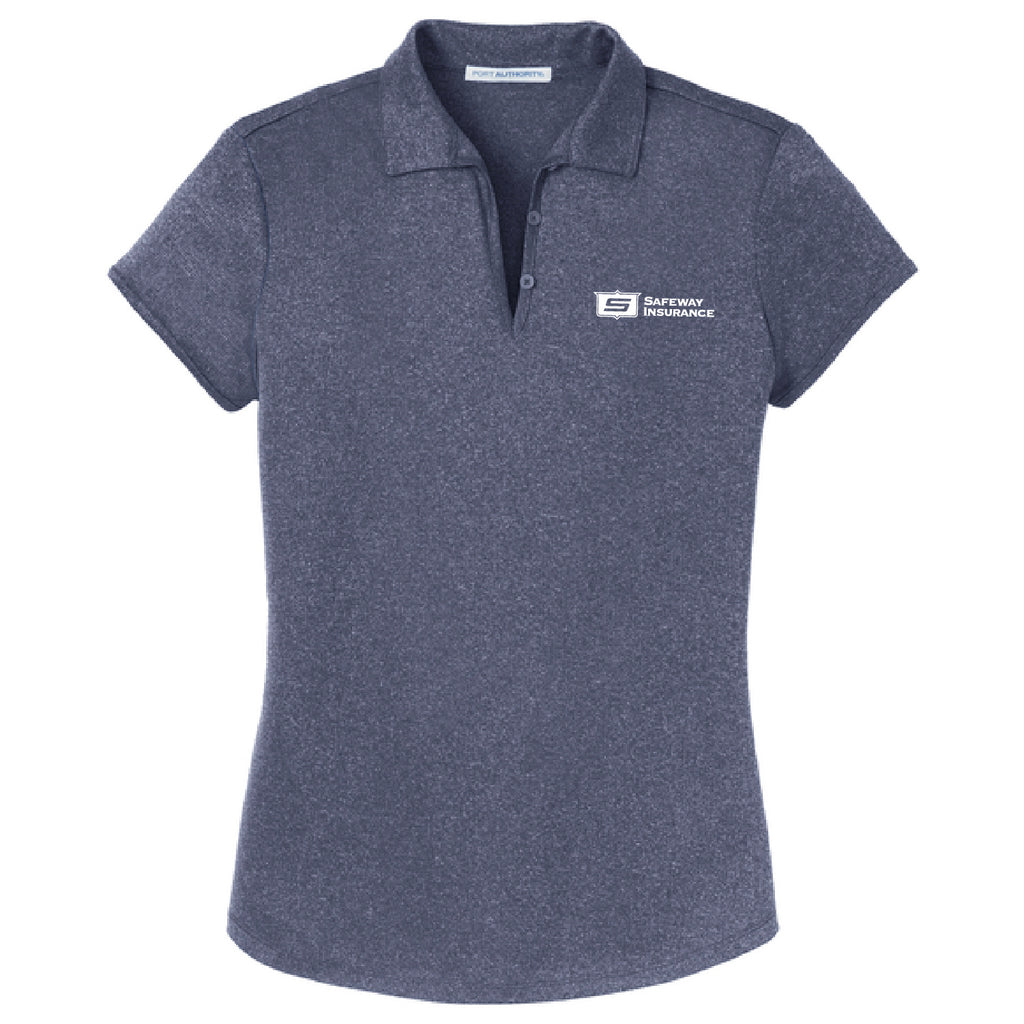 Ladies Trace Heather Polo