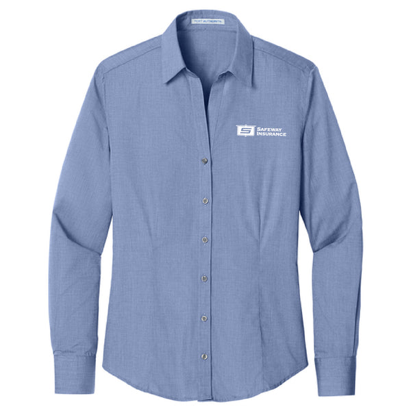 Ladies' Crosshatch Easy Care Shirt