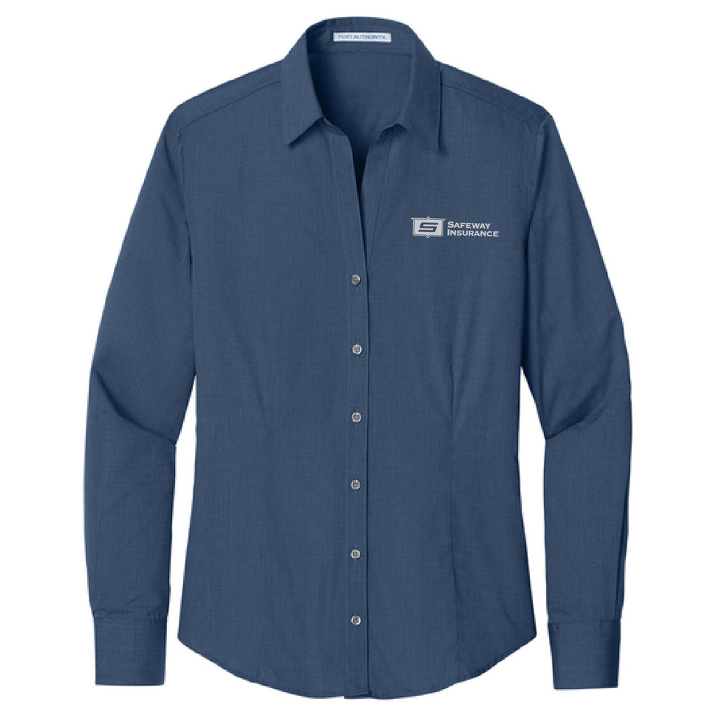 Ladies' Crosshatch Easy Care Shirt