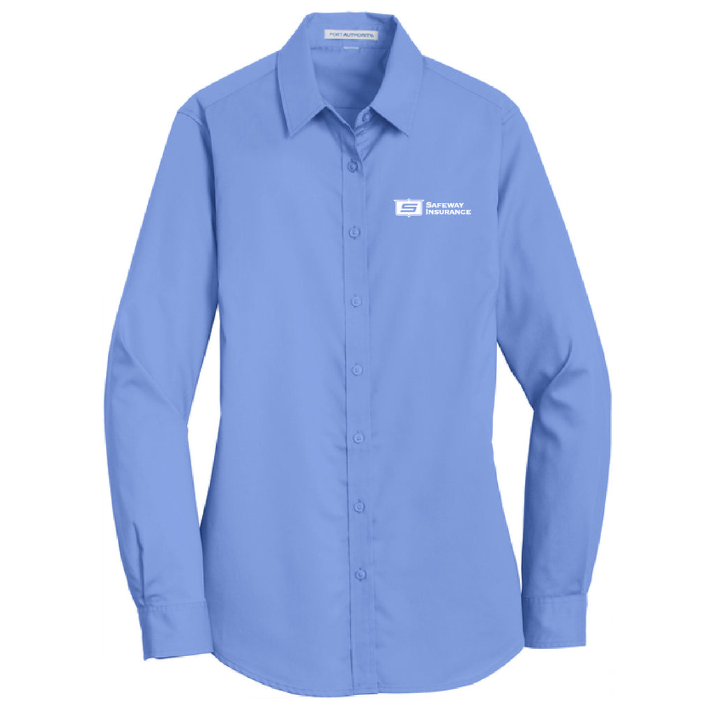 Ladies Super Pro Long Sleeve Twill