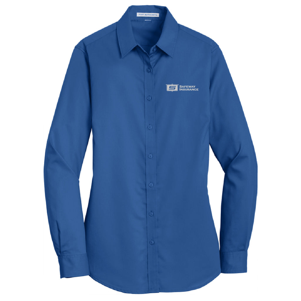 Ladies Super Pro Long Sleeve Twill