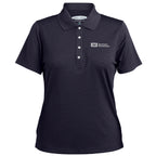 Ladies Pebble Beach Grid Texture Polo