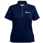Ladies Pebble Beach Grid Texture Polo