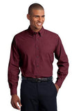 Men's Crosshatch Easy Care Long Sleeve Shirt